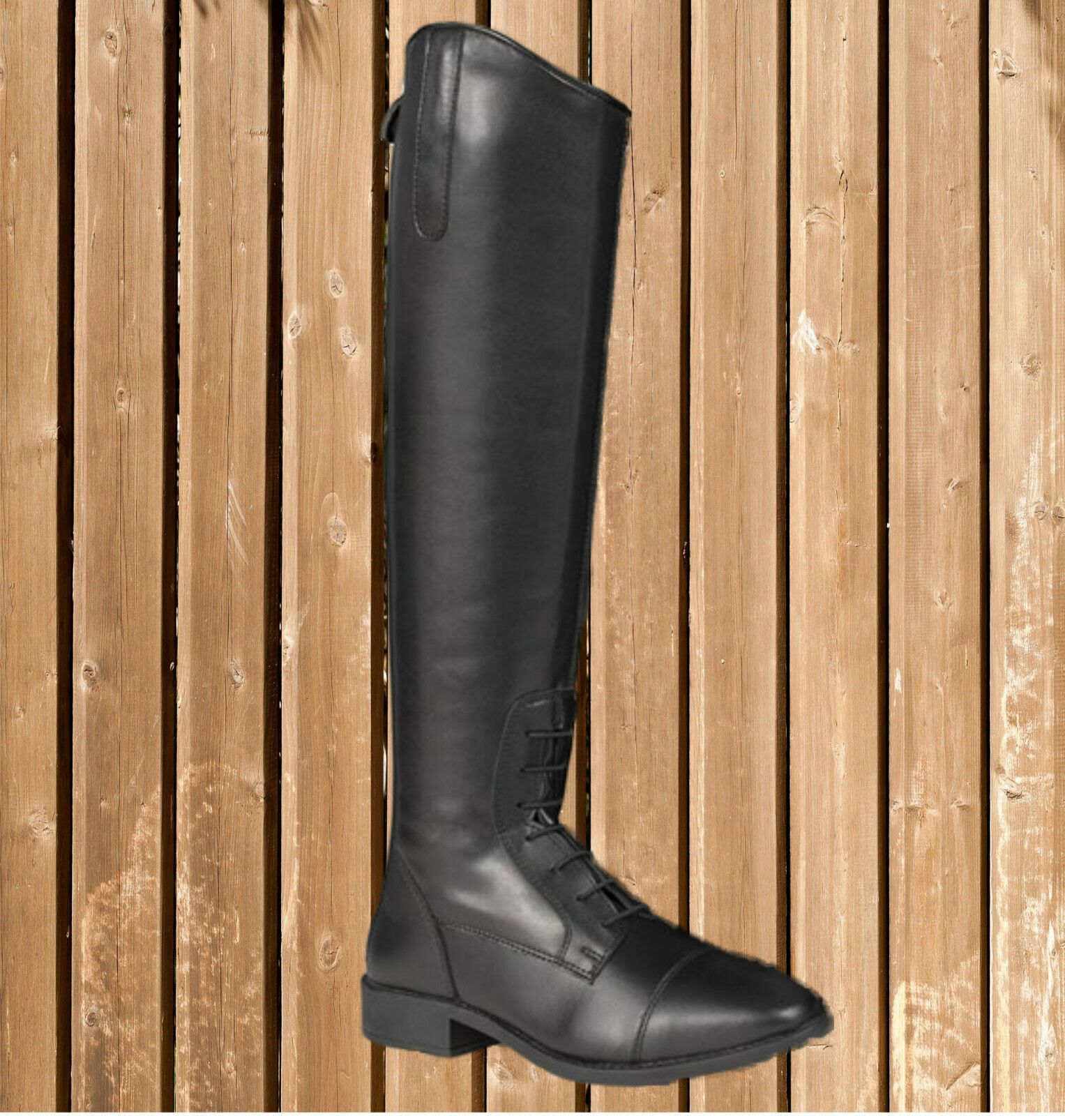 ELT Reitstiefel mit Schnürung & RV, Gr. 38 - 46/40